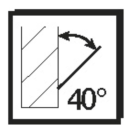 Úhel šroubovice 40°