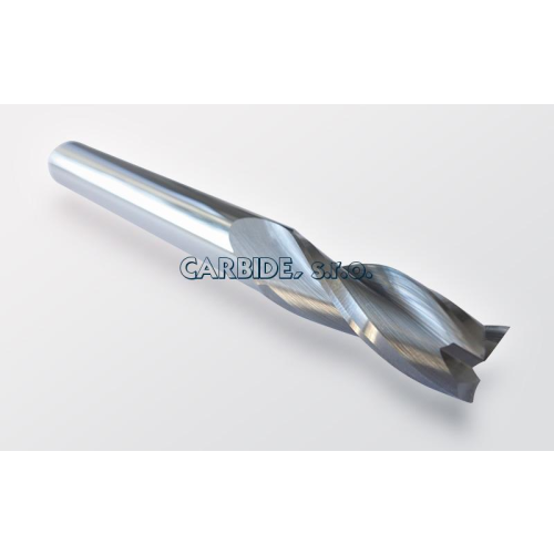 Monolithic hard-metal cylindrical mills three-blade for AL